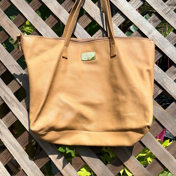 Joy Mangano Handbags - Woman's Joy* Large Leather! Tote Bag With Wristlet  $110 New